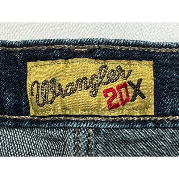 Wrangler 20X Youth Boys Bootcut Blue Denim Jeans - Size 16 (29x30.5) *READ* - Picture 4 of 5